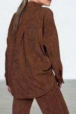 Oversized  Κοτλέ Shirt