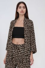 Animal Print Σετ Κιμονό