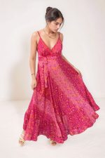 Gini ART SILK Κρουαζέ Φόρεμα