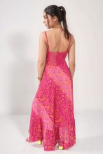 Gini ART SILK Κρουαζέ Φόρεμα