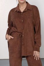 Zen Oversized  Κοτλέ Shirt