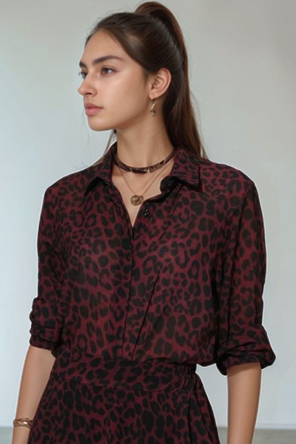 Πουκάμισο Εμπριμέ Sheer