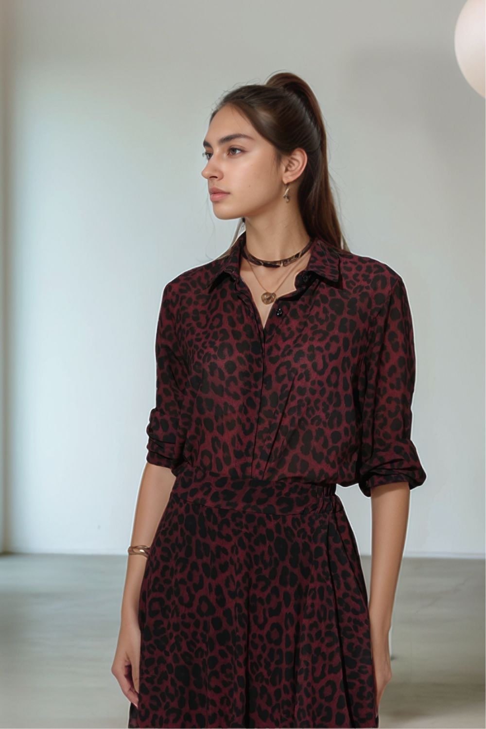 Πουκάμισο Εμπριμέ Sheer (4) Πουκάμισο Εμπριμέ Sheer