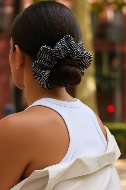Scrunchie Satin Poke