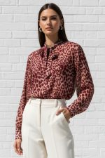 Glow Πουκάμισο με Δέσιμο Animal Print