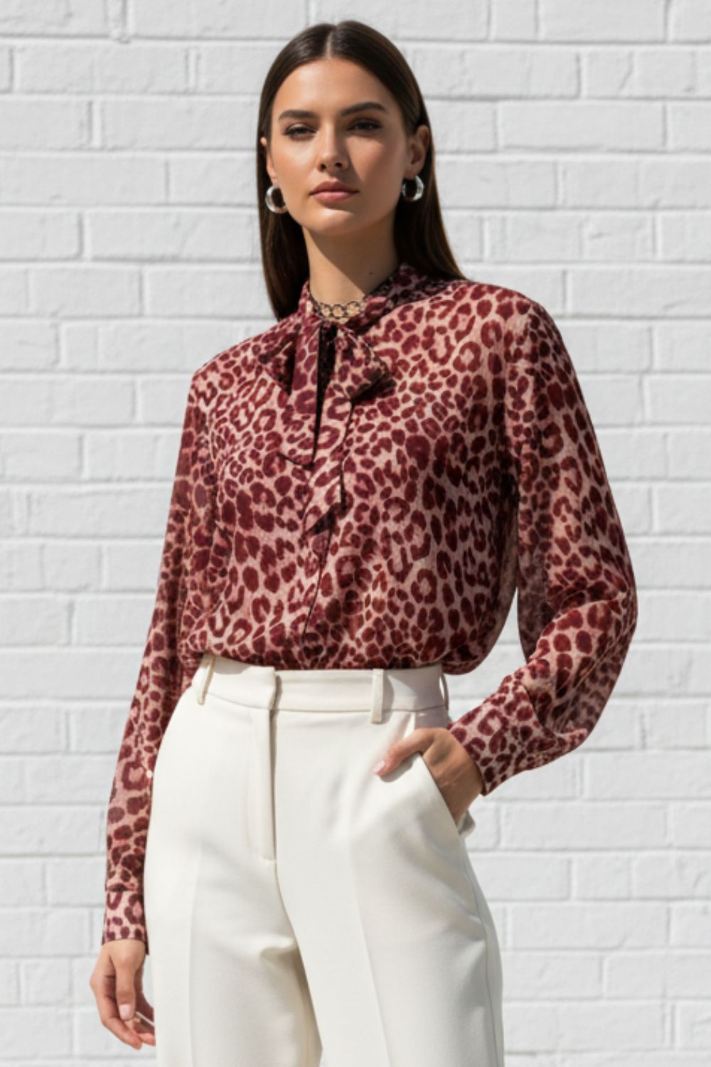 Glow Πουκάμισο με Δέσιμο Animal Print Glow Πουκάμισο με Δέσιμο Animal Print