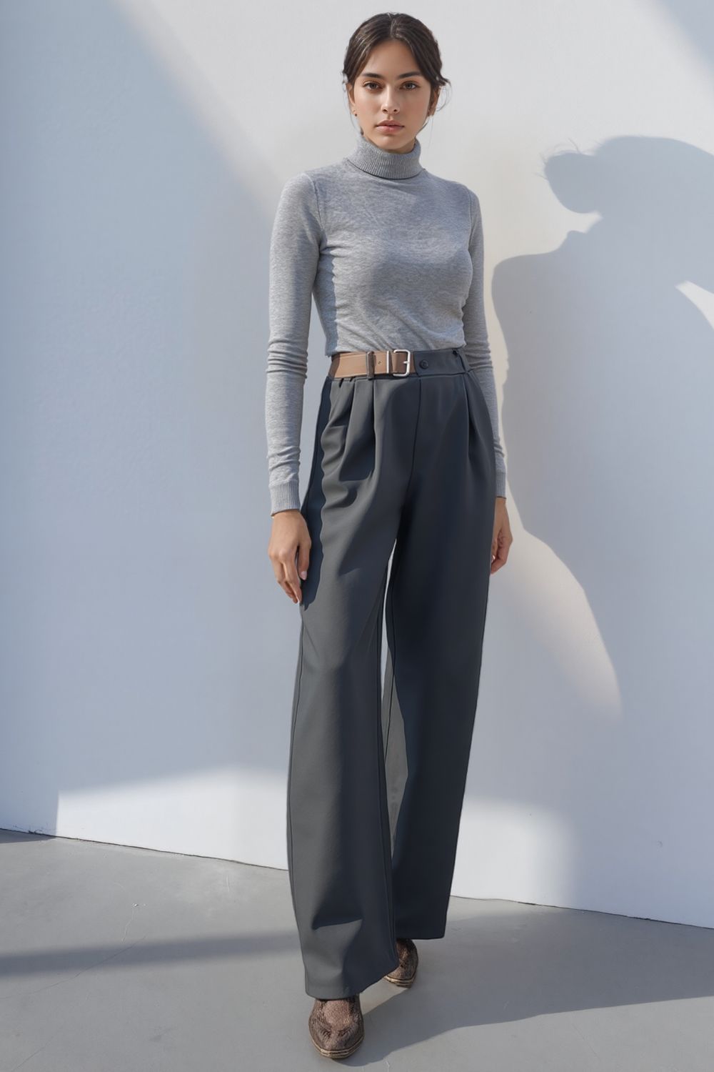 DAD Ψηλόμεση Παντελόνα in Grey DAD Ψηλόμεση Παντελόνα in Grey