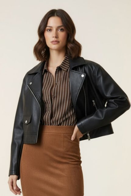 cotton Shirt – Ριγέ Καφέ Πουκάμισο