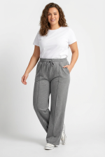 Viscose Soft Wide Pants in Grey