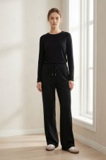 Viscose Soft Φόρμα in black