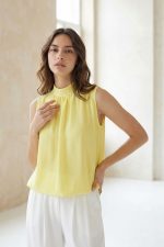 Neckhalter Balloon Top Αμάνικο