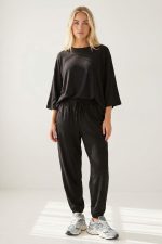 Set Viscose Loungewear in black
