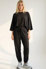 Set Viscose Loungewear in black