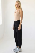 Square Neck Κορμάκι in nude