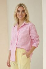 Mayia Ριγέ Πουκάμισο Ελαστικό