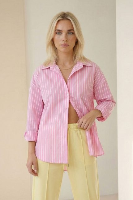 Mayia Ριγέ Πουκάμισο Ελαστικό