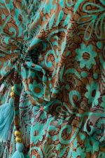 Anvi ART SILK Maxi Φόρεμα in Mint