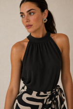 Spetses Viscose Wrap Midi Skirt Κωδικός: 2728 Χαρακτηριστικά Προϊόντος • Πολυμορφική κρουαζέ midi φούστα • Εσωτερικό φύλλο που ασφαλίζει με κορδονάκι • Εξωτερικό φύλλο που τυλίγει το σώμα και δένει στη μέση • Ρυθμιζόμενη εφαρμογή που προσαρμόζεται εύκολα στη σιλουέτα • Άνετη γραμμή με φυσική κίνηση • Midi μήκος • Ασύμμετρο τελείωμα • One Size – καλύπτει έως X-Large • Viscose blend σύνθεση • Ανάλαφρη, δροσερή και breathable αίσθηση • Πολύ μαλακή υφή με όμορφη εφαρμογή Διαστάσεις (One Size) • Μέση: έως 105 cm (ρυθμιζόμενη με δέσιμο) • Περιφέρεια: έως 120 cm • Μήκος: Midi Asymmetrical Οδηγίες Φροντίδας • Πλύσιμο στους 30°C • Χωρίς στύψιμο • Σιδέρωμα σε χαμηλή θερμοκρασία