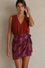 Crepe Mao Neck Αμάνικο Top Χαρακτηριστικά Προϊόντος • Αμάνικο τοπ με κομψή Mao λαιμόκοψη και V άνοιγμα • Ανάλαφρη, άνετη γραμμή που αγκαλιάζει όμορφα το σώμα • Ύφασμα Crepe με απαλή, δροσερή αίσθηση • One Size – καλύπτει έως X-Large • Non Iron ύφασμα που δεν απαιτεί σιδέρωμα • Ιδανικό για καθημερινές, office αλλά και βραδινές εμφανίσεις • Συνδυάζεται εύκολα με παντελόνες, φούστες και σορτς Διαστάσεις Μέγεθος Καλύπτει One Size έως X-Large Σύνθεση • Crepe Οδηγίες Φροντίδας • Πλύσιμο στο κρύο • Χωρίς στύψιμο • Φυσικό στέγνωμα • Δεν απαιτεί σιδέρωμα (Non Iron)