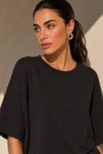 Set Viscose Loungewear in Black