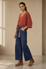 Katia Knitted Top in rusty orange Κωδικός: 7030 Χαρακτηριστικά Προϊόντος • One Size – καλύπτει έως X-Large • Ύφασμα modal extra fluffy • Υποαλλεργικό και skin-friendly modal mix • Μανίκια 3/4 μήκος • Γραμμή κανονική προς χαλαρή • Απαλή και ελαφριά υφή • Άνετη εφαρμογή για καθημερινό στυλ .Οδηγίες Φροντίδας • Πλύσιμο στους 30°C με κρύο νερό • Χωρίς στύψιμο • Στέγνωμα σε επίπεδη επιφάνεια